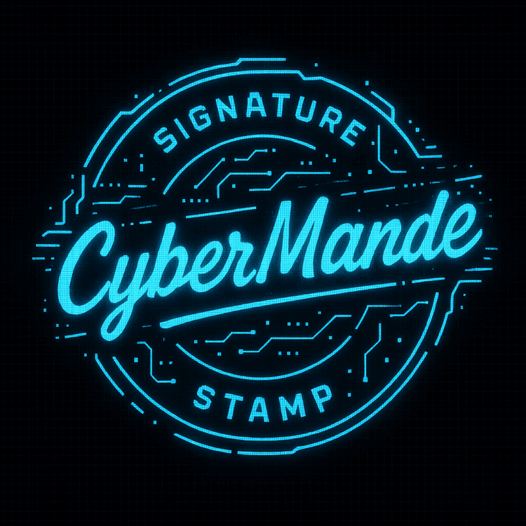 CyberMande — signature stamp